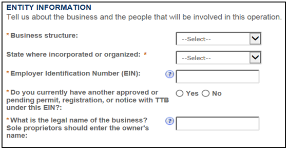Business information questions