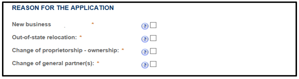 Business status and location questions