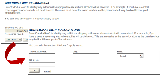 Noncontiguous premises question